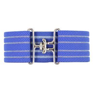 8965 2 Inch Equestrian Elastic Belt With Snaffle Bit, Circle Or Surcingle